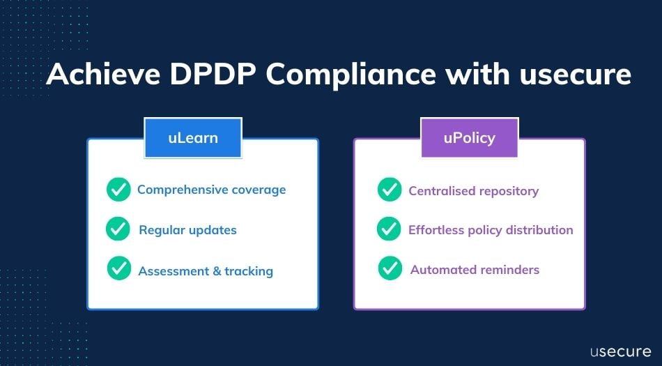 Achieve DPDP Compliance with usecure-1