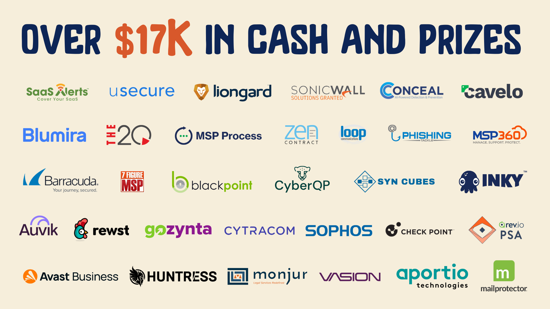 Channel Daze 2024 cash and prizes for MSPs