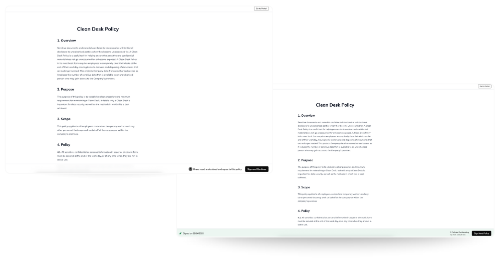 Policy UI