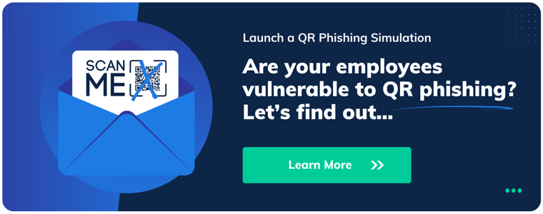 QR code phishing simulation