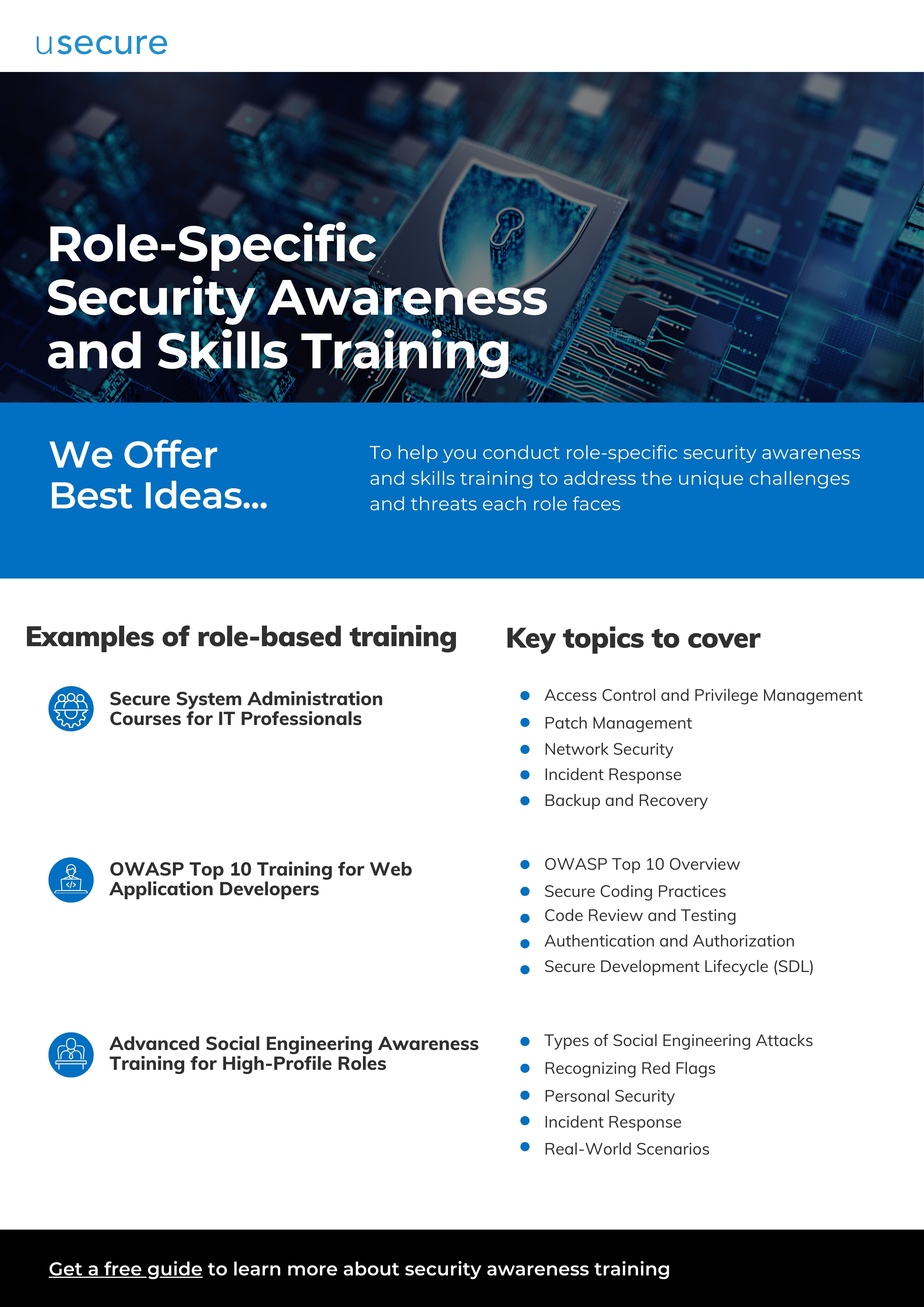 Role-Specific Security Awareness and Skills Training