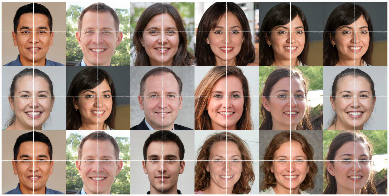 Likely AI-generated faces from fake LinkedIn profiles 