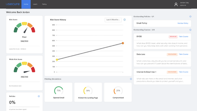 usecure - End User Portal